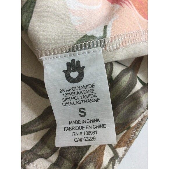 Spiritual Gangster Essential Cami Floral Spaghetti Sleeve Crop Top Tank Multi S - Picture 6 of 9